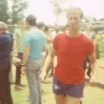Jackie Charlton at training